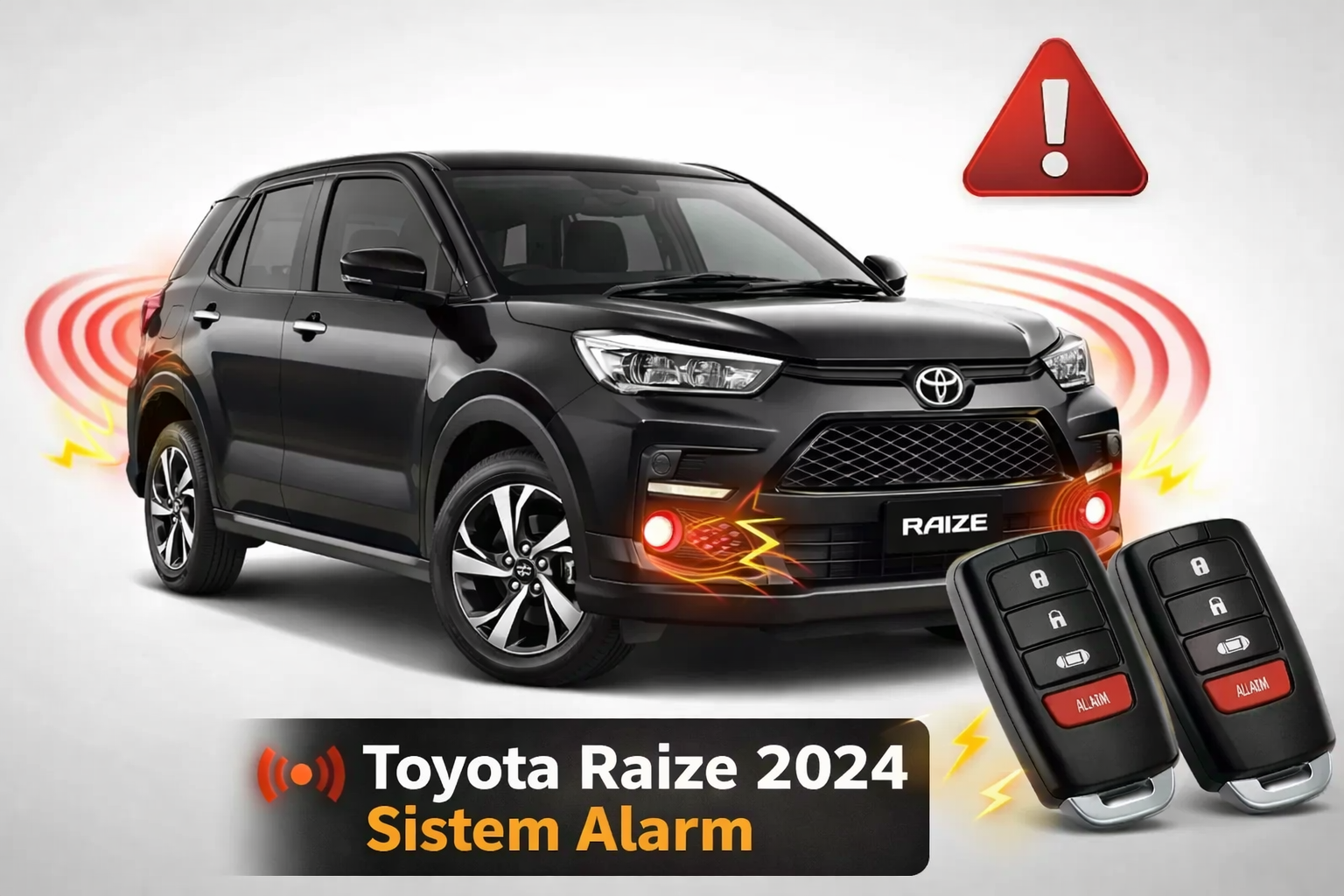 Toyota Raize 2024 Sistem Alarm