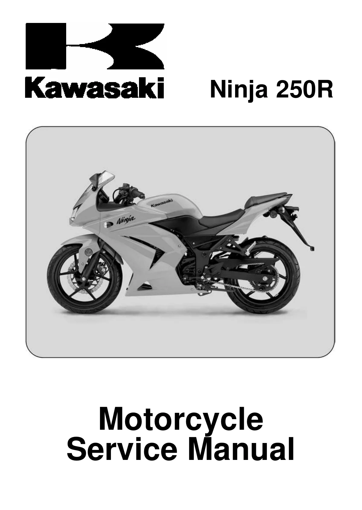 toc — Halaman 1 Parts Catalog Kawasaki Ninja RR 250 Karburator 2007