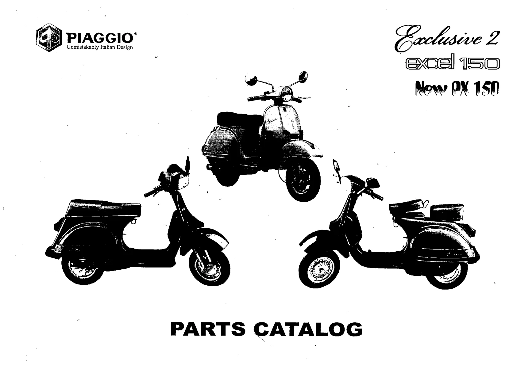 Halaman 1 Parts Catalog Vespa Excel 150 1995