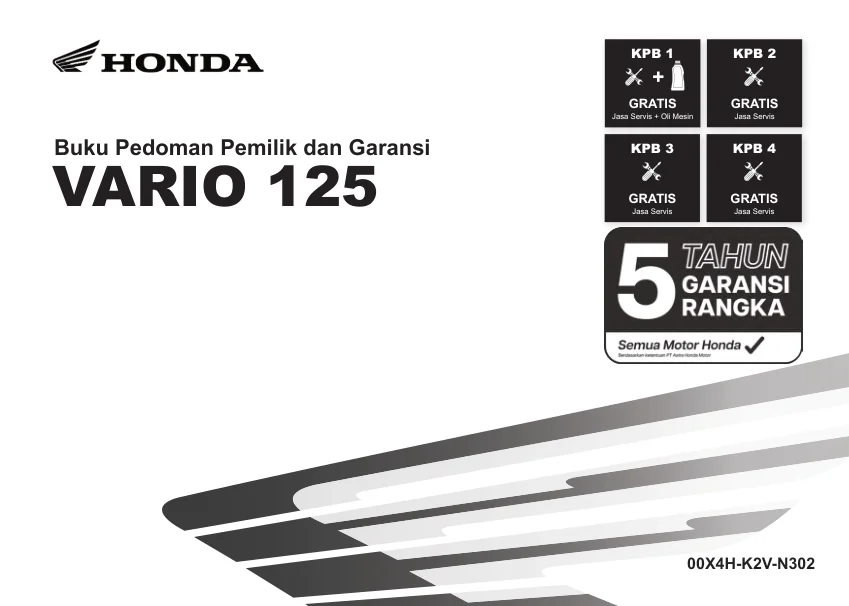 Halaman 1 Owner's Manual Honda Vario 125 2024