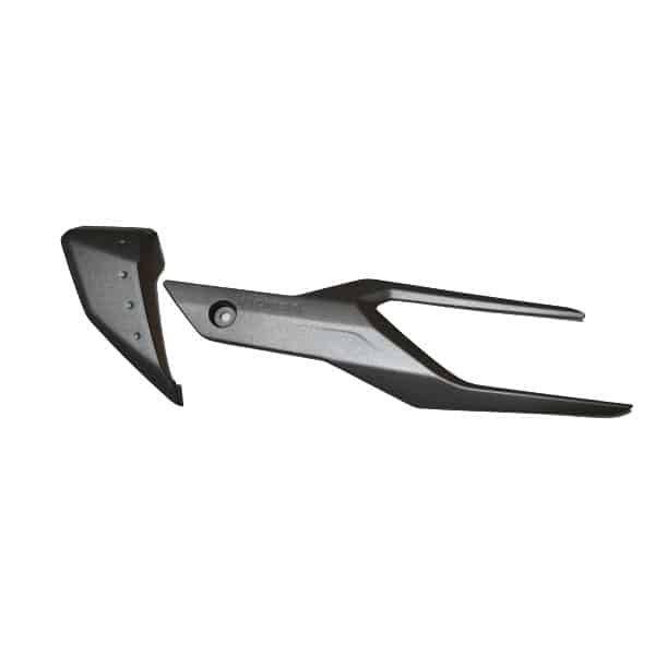Garnish Cover Knalpot Gun Metal Honda Vario 125 eSP & 150 eSP