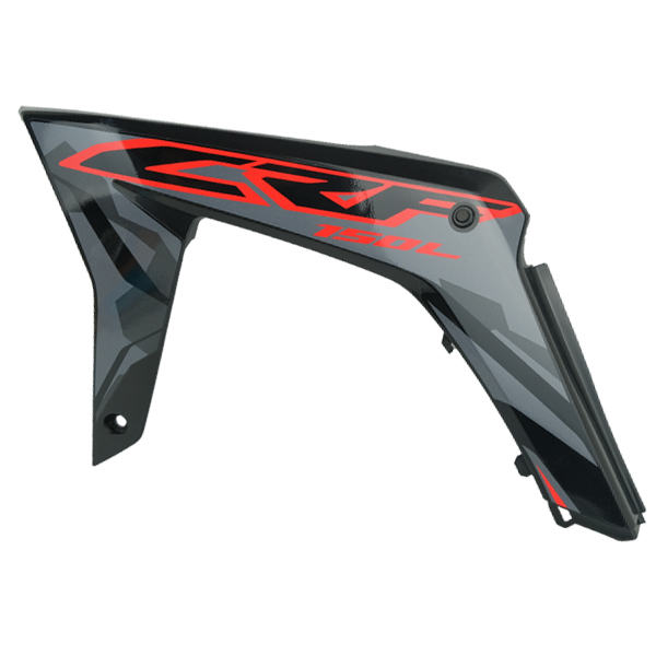 Cover Body Kiri Set Hitam Type 1 Honda CRF 150L