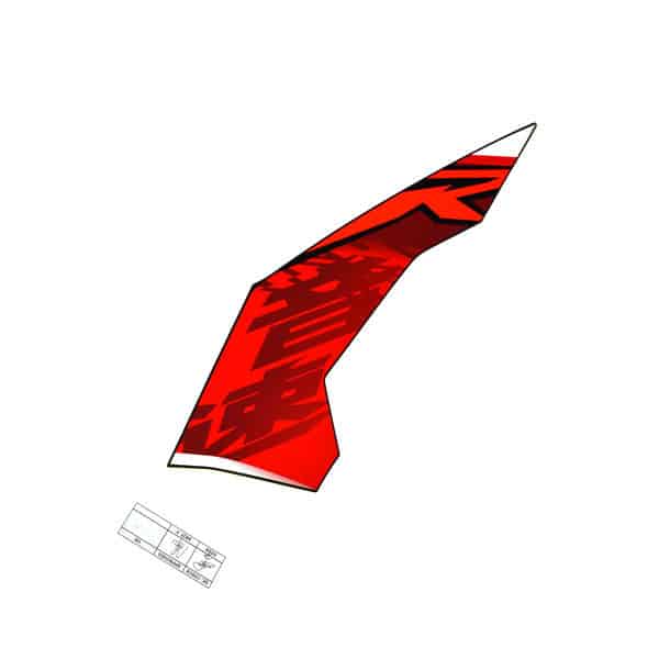 Sticker Body (Stripe R Side Cowl Lower Type 1) – Sonic 150R K56