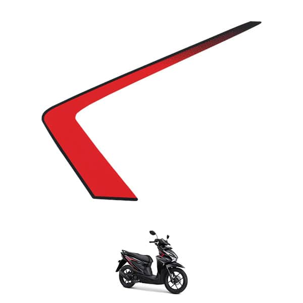 Sticker Body Depan Atas Kiri Type 2 Honda BeAT K1AL