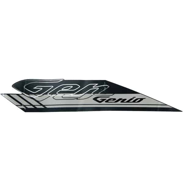 Sticker Body Kiri Hitam Silver Honda Genio