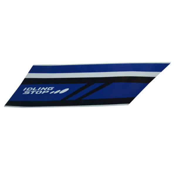Sticker Body Kiri (Stripe B Left Body Cover Type 3) Blue – Genio