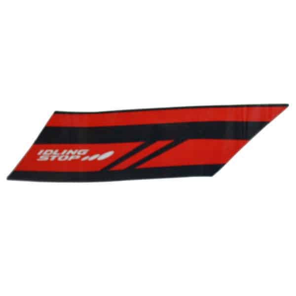 Sticker Body (Stripe B Left Body Cover Type 1) Red – Genio