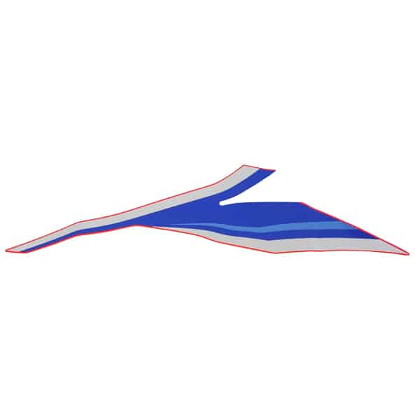Sticker Body Belakang Kanan Type1 Honda CBR 150R K45R