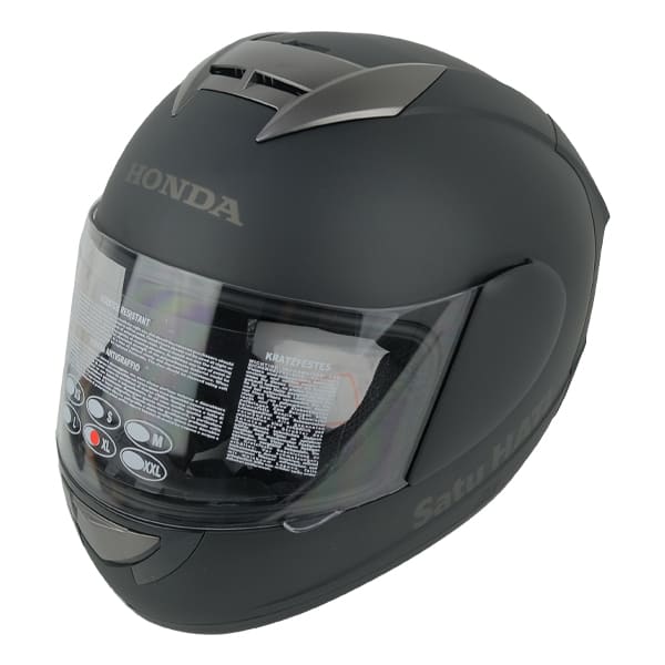 Honda Black Mono Helmt (M)