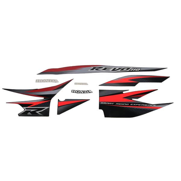 Sticker Body Kiri Hitam Honda Revo 110