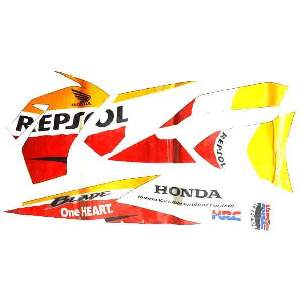 Sticker Body Kanan Orange Black – Blade