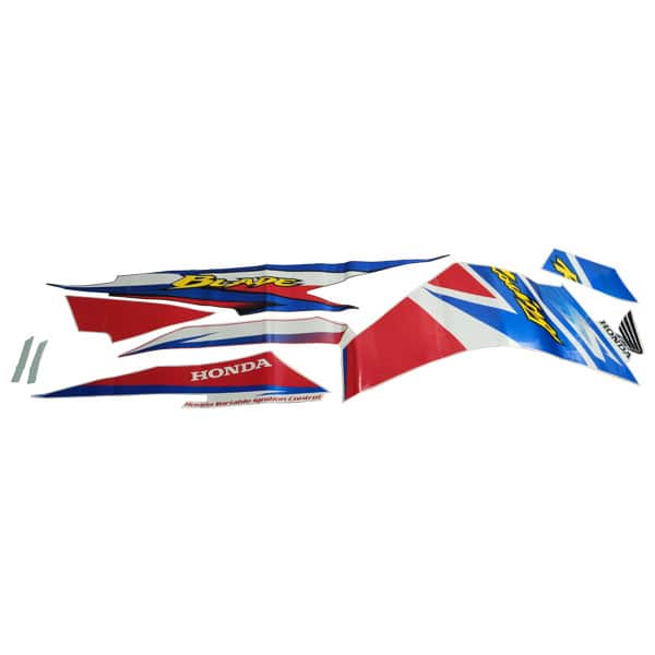 Stiker Body Set Kanan Putih Merah Honda Blade 110 K07