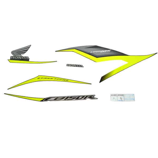 Sticker Body Kiri (Stripe Set L) Black Type 2 – CB150 StreetFire K15M