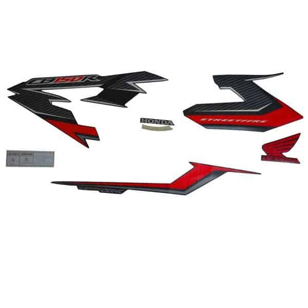 Sticker Body Kiri(Stripe Set L) Black Red – CB150 StreetFire New K15G