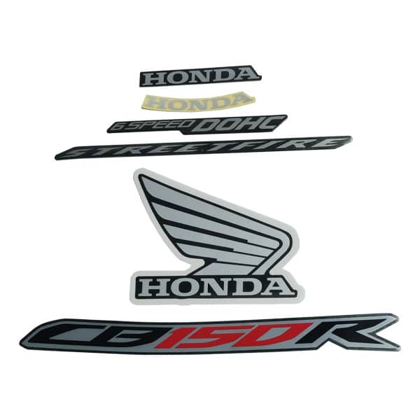 Stiker Bodi Set Hitam Merah Kanan Honda New CB150R StreetFire