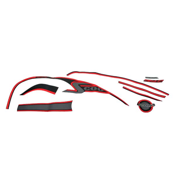 Sticker Body Set Kiri Honda Scoopy FI K16G