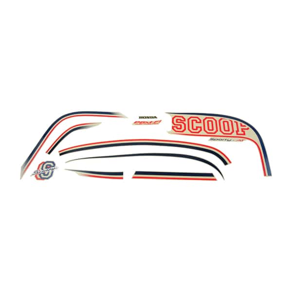Sticker Body Set Kanan Cream Honda Scoopy FI K16G