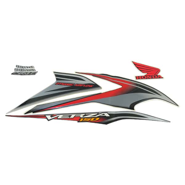 Sticker Body Set Kanan Hitam Honda  Verza 150