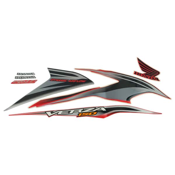 Sticker Body Set Kanan Merah Honda Verza 150