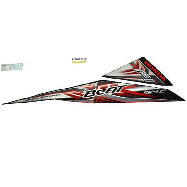 Sticker Body Kanan (Stripe Set Right) Black – BeAT Sporty eSP (K25)