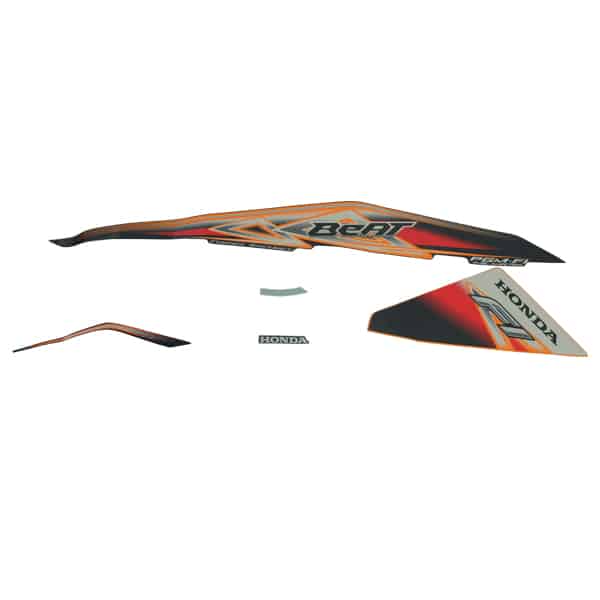 Sticker Body Kanan Orange Honda BeAT FI CBS K25