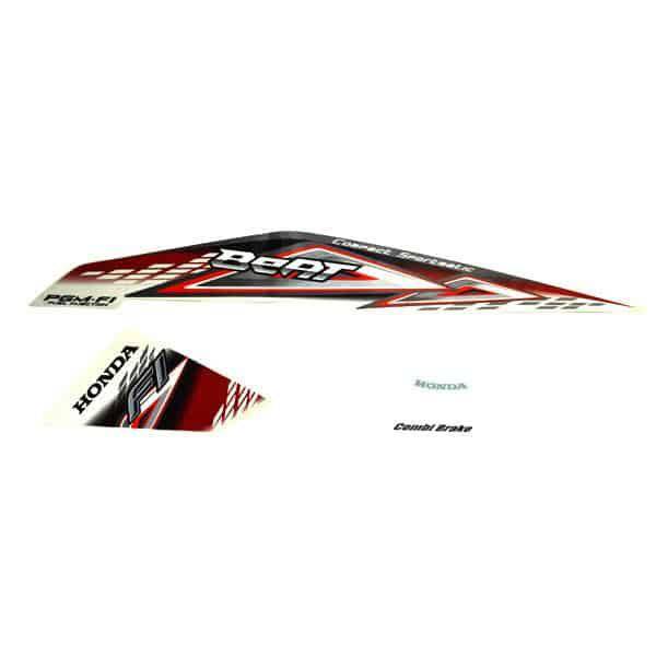 Sticker Body Kiri White Red – BeAT FI CBS