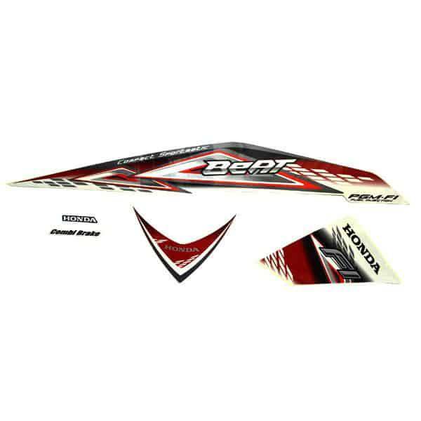 Sticker Body Kanan White Red – BeAT FI CBS