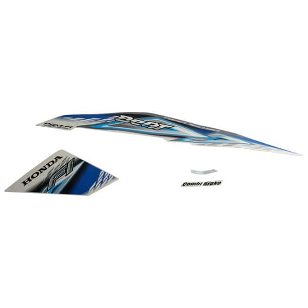 Stiker Body Set Kanan Putih Biru Honda BeAT FI CBS K25