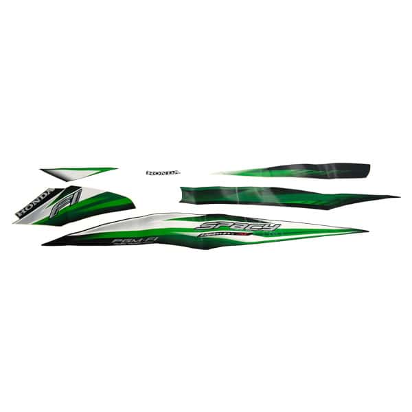 Sticker Body Set Kiri Putih Hitam Honda Spacy FI