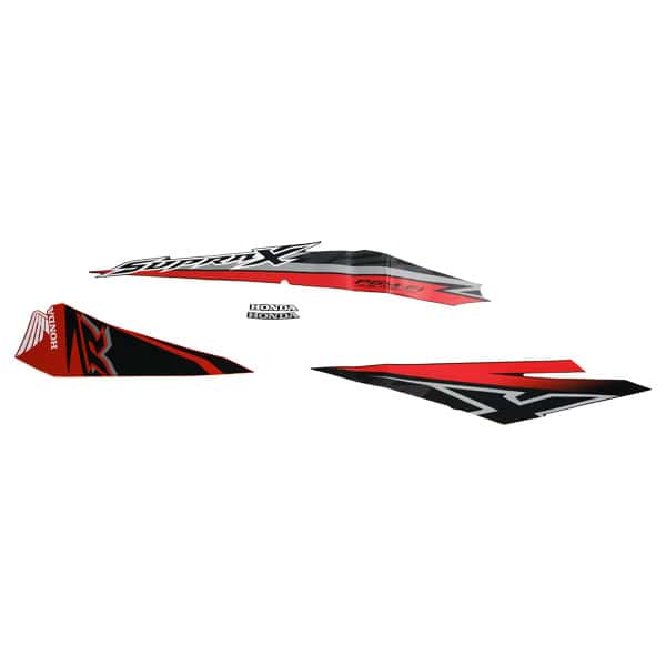 Sticker Body Set Kanan Red Spoke Honda Supra X 125 FI