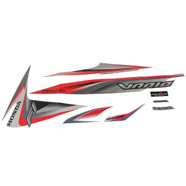 Sticker Body Kiri Silver Honda Vario 110 FI