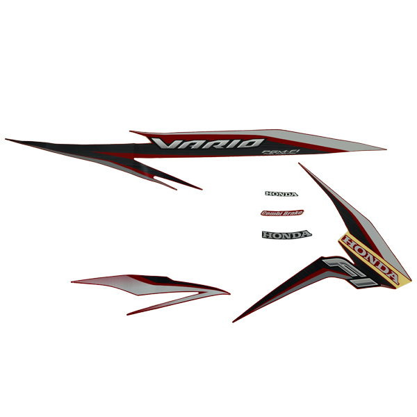 Sticker Body Set Kanan Merah Honda Vario 110 eSP