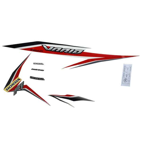 Sticker Body Kiri (Stripe Set L White) – New Vario 110 eSP
