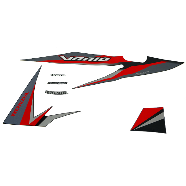 Sticker Body Set Kiri Black Honda Vario 110 eSP