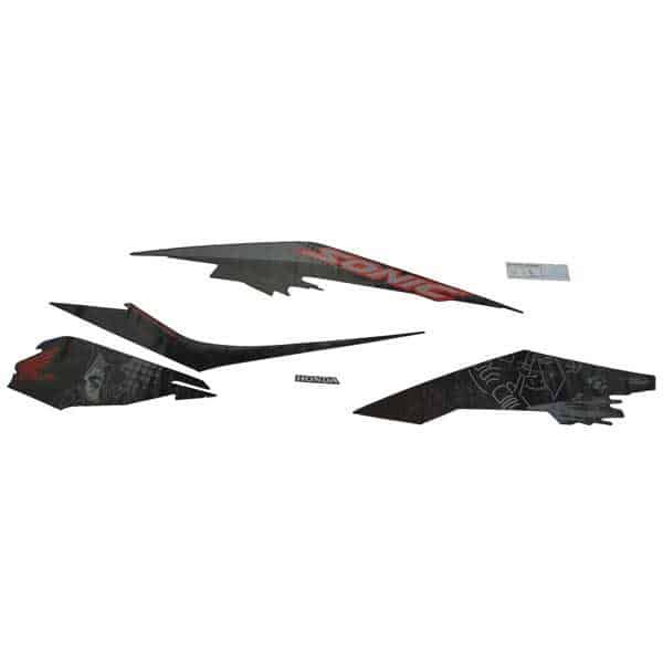 Sticker Body Kiri (Stripe Set L) Mat Black – Sonic 150R K56