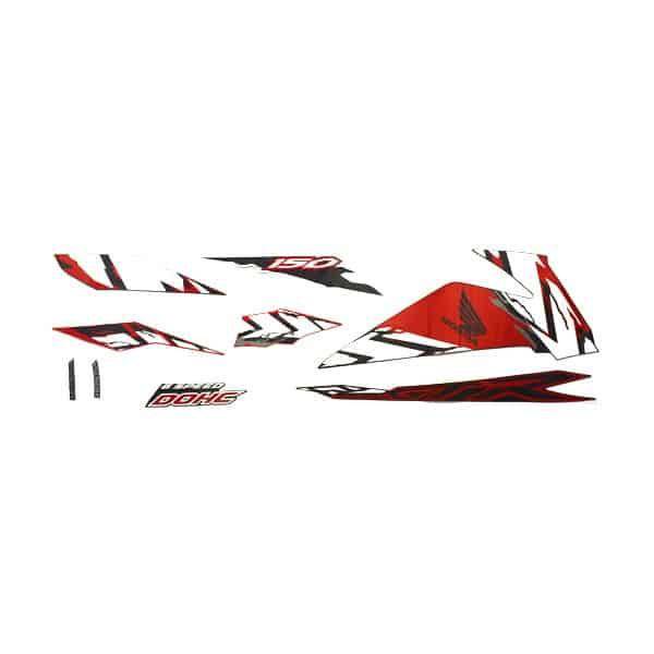 Sticker Body Kanan Black Red – Supra GTR 150