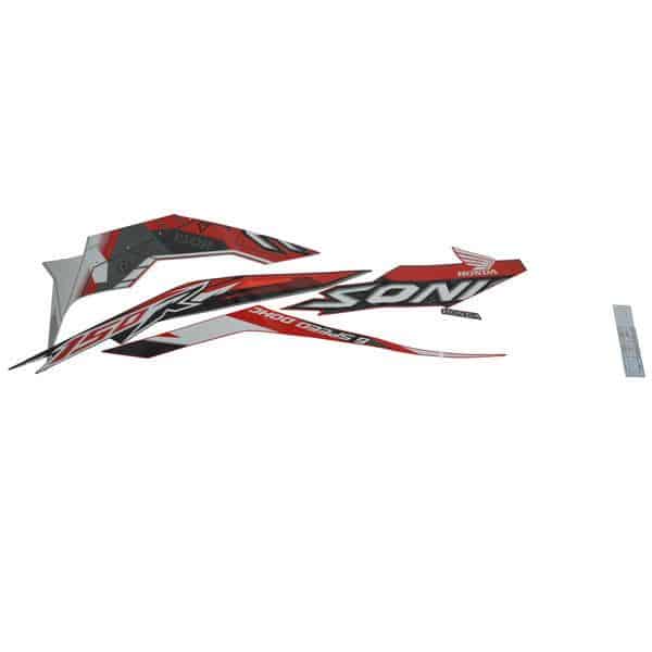 Sticker Body Kanan (Stripe Set R) Red – Sonic 150R (K56)
