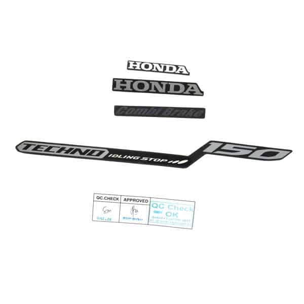 Sticker Body Kiri Hitam Honda Vario 150 eSP K59