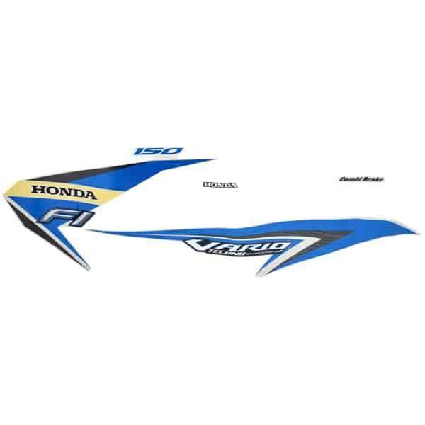 Sticker Body Kanan Putih Biru –  Vario 150 eSP