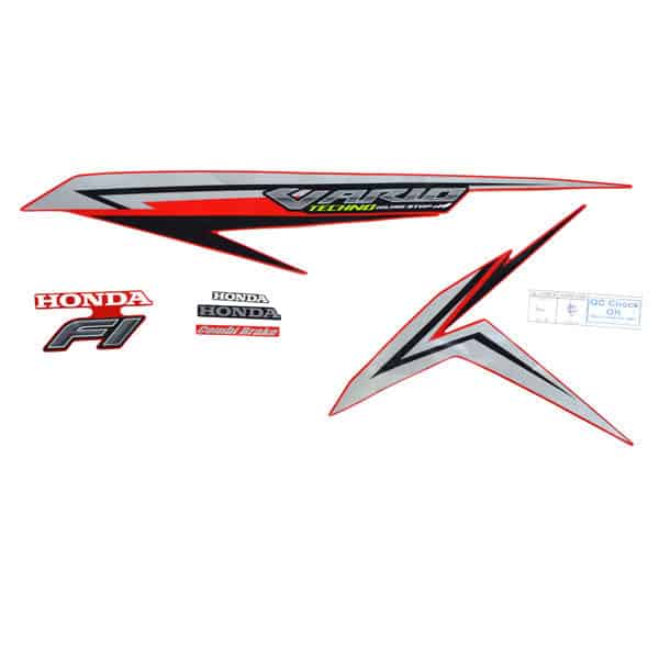 Sticker Body Kiri Merah Honda Vario 125 eSP K60