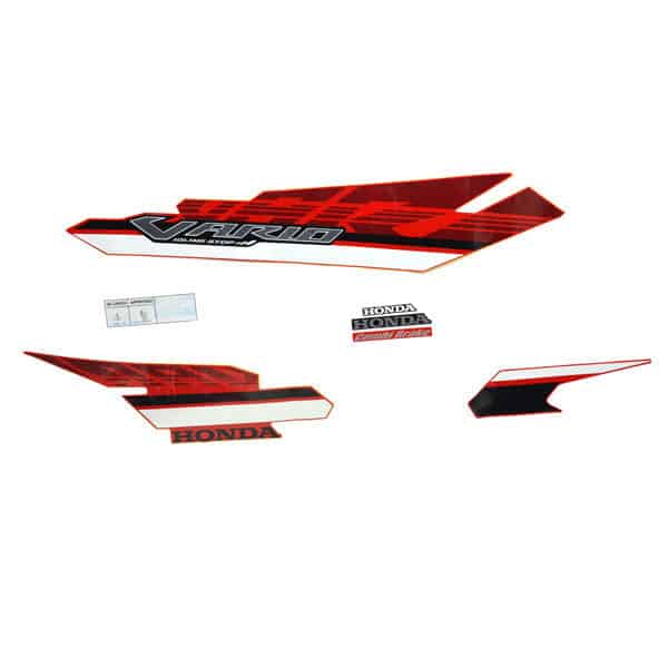 Sticker Body Kiri Merah Putih Honda Vario 125 eSP K60