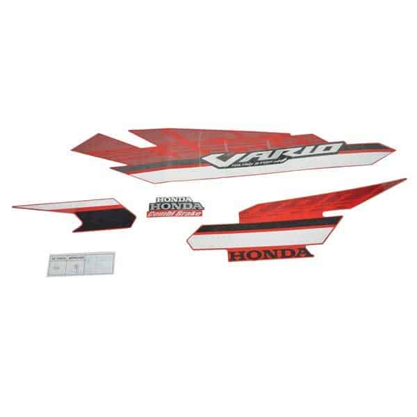 Sticker Body Kanan (Stripe set R) Red White – New Vario 125 eSP K60