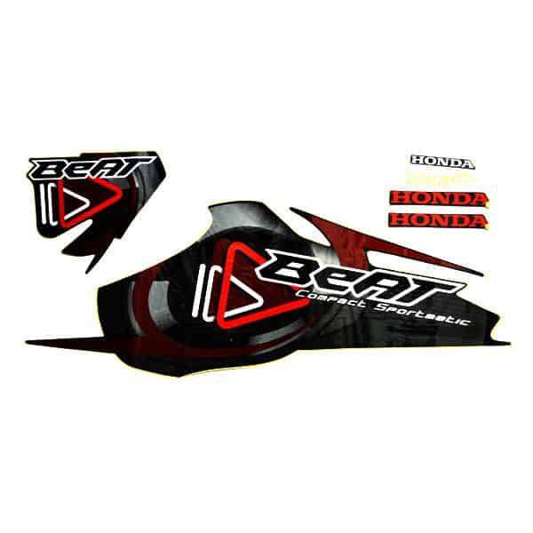 Sticker Body Kiri Hitam Honda BeAT Karburator KVY