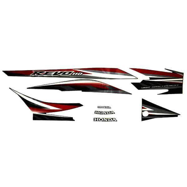 Sticker Body Kanan Black – Revo 110