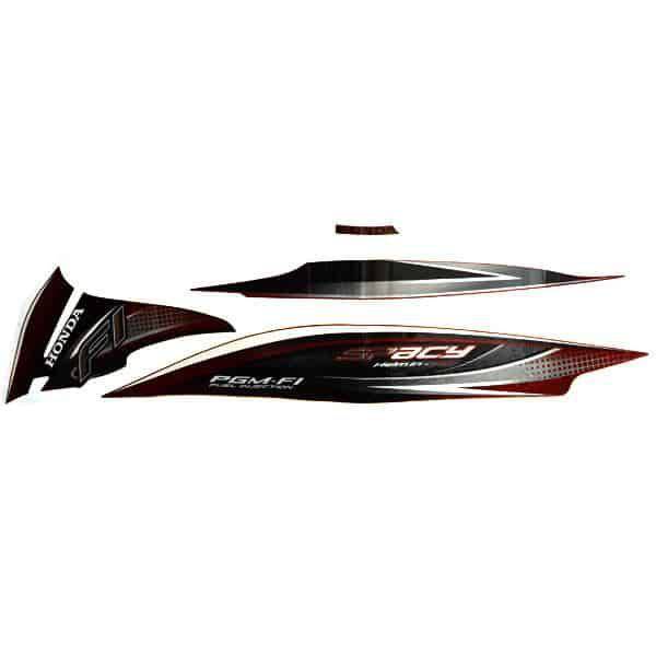 Sticker Body Kiri Red Black – Spacy FI