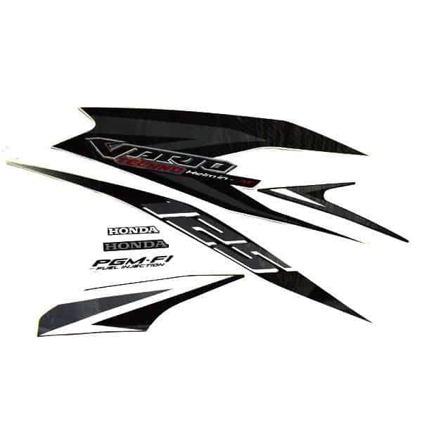 Sticker Body Kanan White Silver – Vario 125 Techno Helm In FI