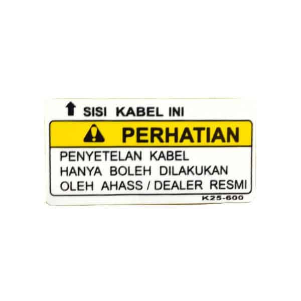 Label CBS Caution Honda BeAT eSP