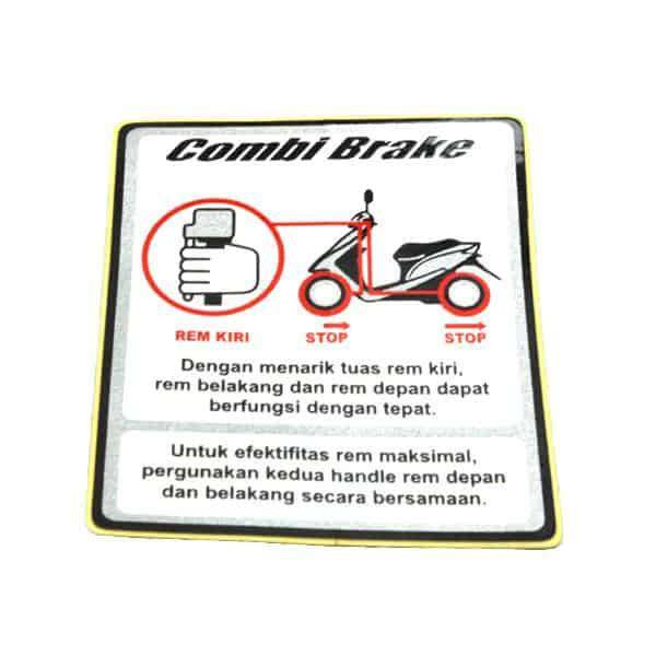 Sticker Combi Brake – Scoopy eSP K93, New Vario 150 eSP K59J & New Vario 125 eSP K60R