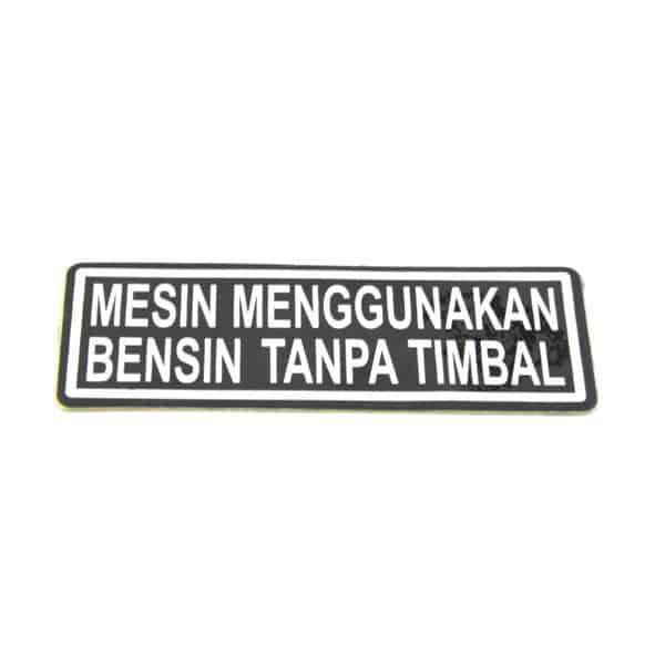 Label Fuel – BeAT eSP, Scoopy eSP K93, New Vario 150 eSP K59J & New Vario 125 eSP K60R
